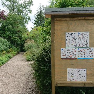 Op onze openbare tuin genaamd 'De Wijde Blick' (achter het clubhuis) wordt ook zoveel mogelijk aan Natuurlijk Tuinieren gedaan.
Hier is een nieuw info bord met informatie over bodemdiertjes, tuinvogels, vlinders en zoogdieren van Nederland.